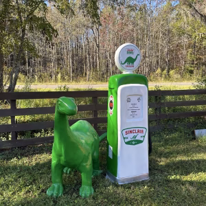 sinclair aluminum replica reproduction gas tank pump 125lbs