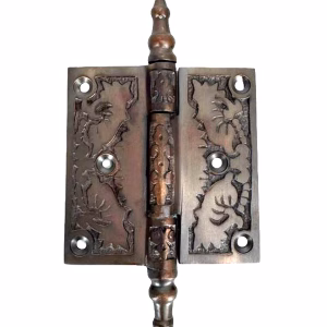 victorian style door hinge in oil rubbed bronze 3.5 inch