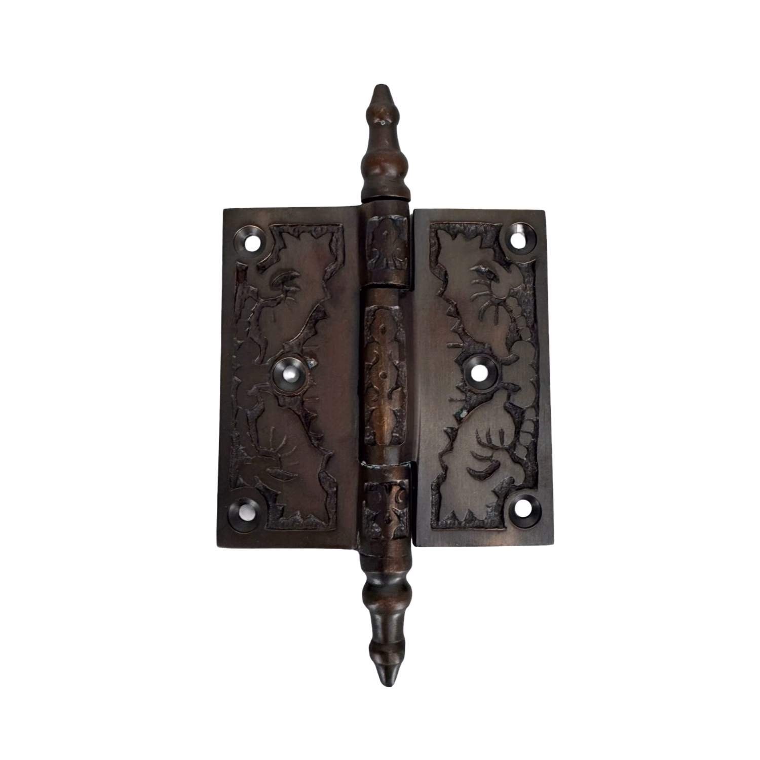victorian style door hinge in oil rubbed bronze 3.5 inch