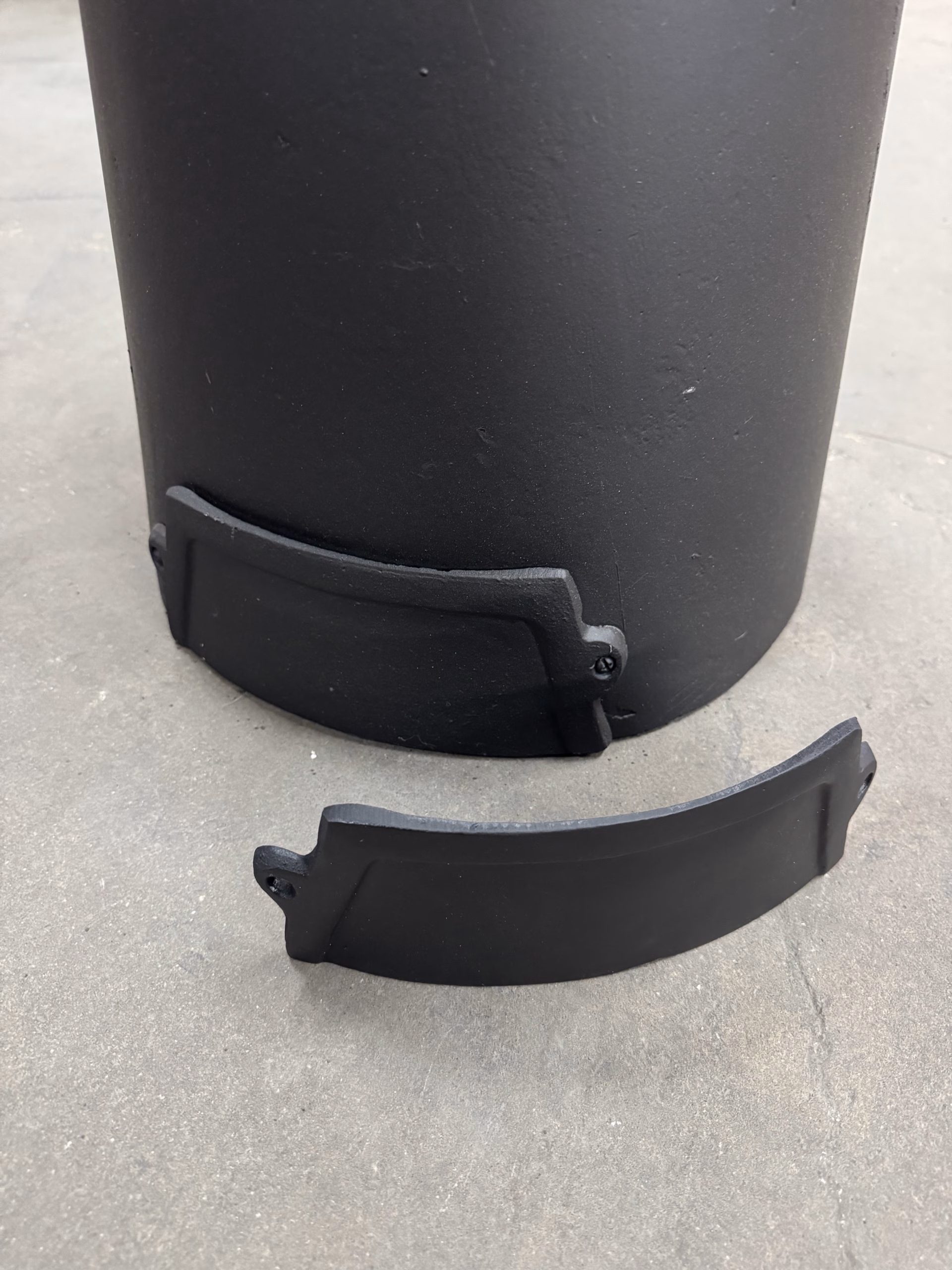 cast aluminum round pole light replacement cover