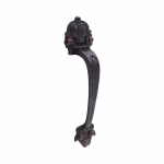 solid cast brass in oil rubbed bronze european crown door or cabinet pull