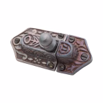 vintage style springing cupboard latch with knob 3 finish choices