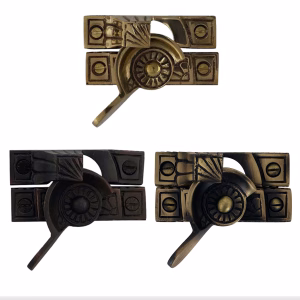 window sash lock in solid brass victorian vintage style 3 finishes