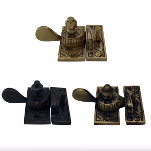 vintage window sash lock in brass the genie 4 finish choices