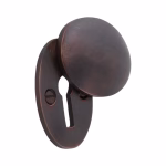 oval swivel escutcheon keyhole with bronze finish