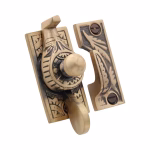 vintage window sash lock in brass the genie 3 finish choices