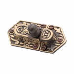 vintage style springing cupboard latch with knob 3 finish choices