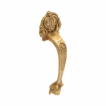 solid cast brass european crown door or cabinet pull