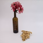 gothic rams head door knocker cast brass