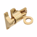 brass springing transom window casement latch with pull handle