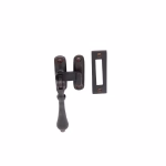window casement lock with tear drop handle