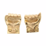 pair of tiny hand window sash lifts in brass choose finish