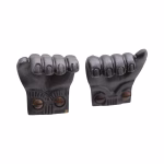 pair of tiny hand window sash lifts in brass choose finish