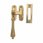 window casement lock with tear drop handle