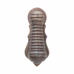 bronze ribbed swivel keyhole escutcheon