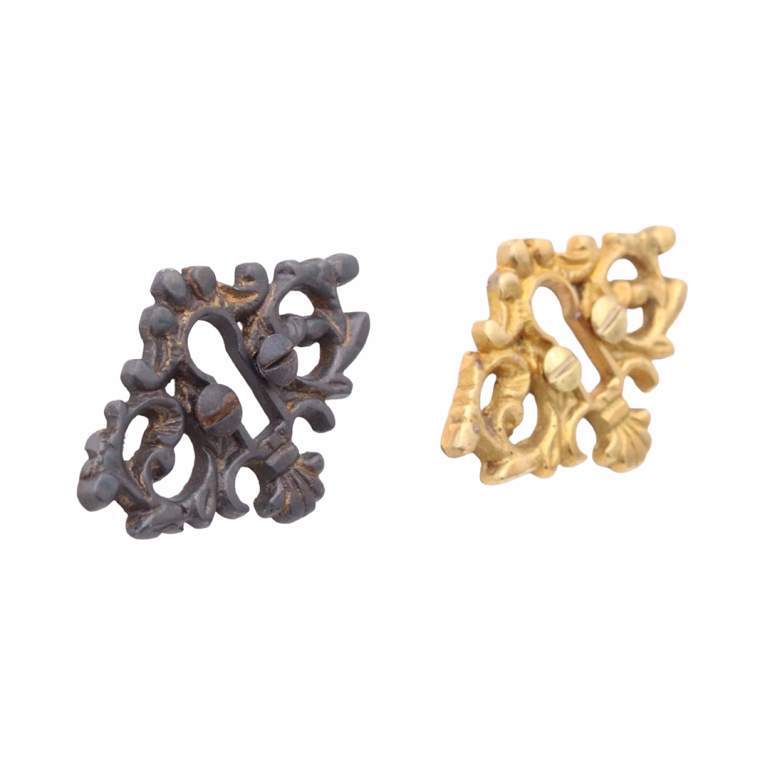 bronze cabinet or door keyhole cover the wing