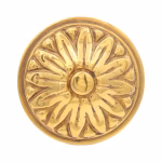 sunflower brass cabinet knob 1.25 inches 3 finish choices