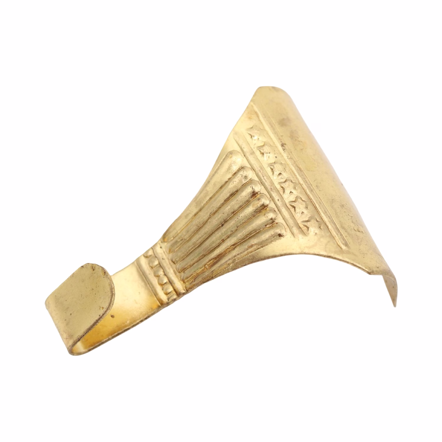 victorian picture rail hooks in solid brass 10 pcs 2 finish choices