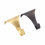 victorian picture rail hooks in solid brass 10 pcs 2 finish choices