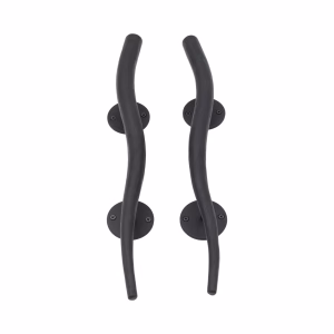 Heavy Cast Iron Commercial Door Pull Handles 19 Inch Urban Hardware PAIR