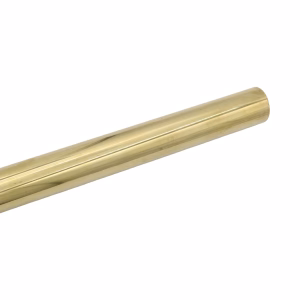 Six Foot Long Brass Bar Rail 2 Inch Diameter - Heavy Duty