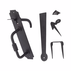 Wrought Iron Norfolk Thumb Latch Set Authentic Hand Made Door Hardware