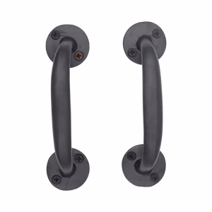 Pair of Vintage Style Cast Iron Door Pulls 5.75 Inch