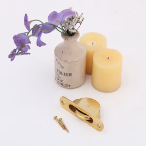 Solid Polished Brass Window Pulley Sash Weight Hardware Antique Replica