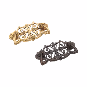 Dresser Drawer Pull in Brass - The Royal - 2 Finish Choices
