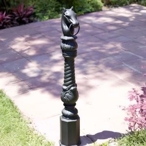 Victorian Style Horse Head Hitching Post