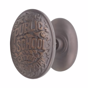 New York City Public School Door Knobs with Bronze Finish BLOWOUT SALE