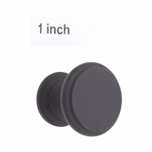 Cast Iron Cabinet Knobs with Smooth Circular 1 Inch