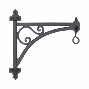 Cast Iron Swivel Arm Wall Bracket with Swinging Hook