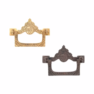 English or French Dresser Pull Antique Replica Solid Brass or Bronze