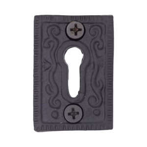 Victorian Square Cast Iron Keyhole Replacement For Doors and Rim Locks