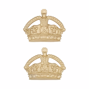 English Phone Booth Emblem Gold Painted Finish Royal Crown Box Set of Two