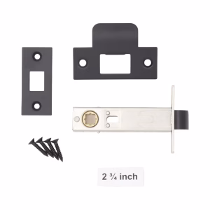 PASSAGE Cast Brass Door Latch 2 3/4 Inch Back Set For Interior Doors - Bronze