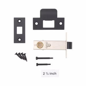 PRIVACY Cast Brass Door Latch 2 3/8 Inch Back Set For Interior Doors - Bronze
