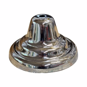 Chrome Ceiling Canopy Pan 5" vintage Style Lighting Parts