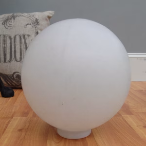 10 Inch Diameter Shatter Proof Plastic Globe Shade for OutdoorLighting